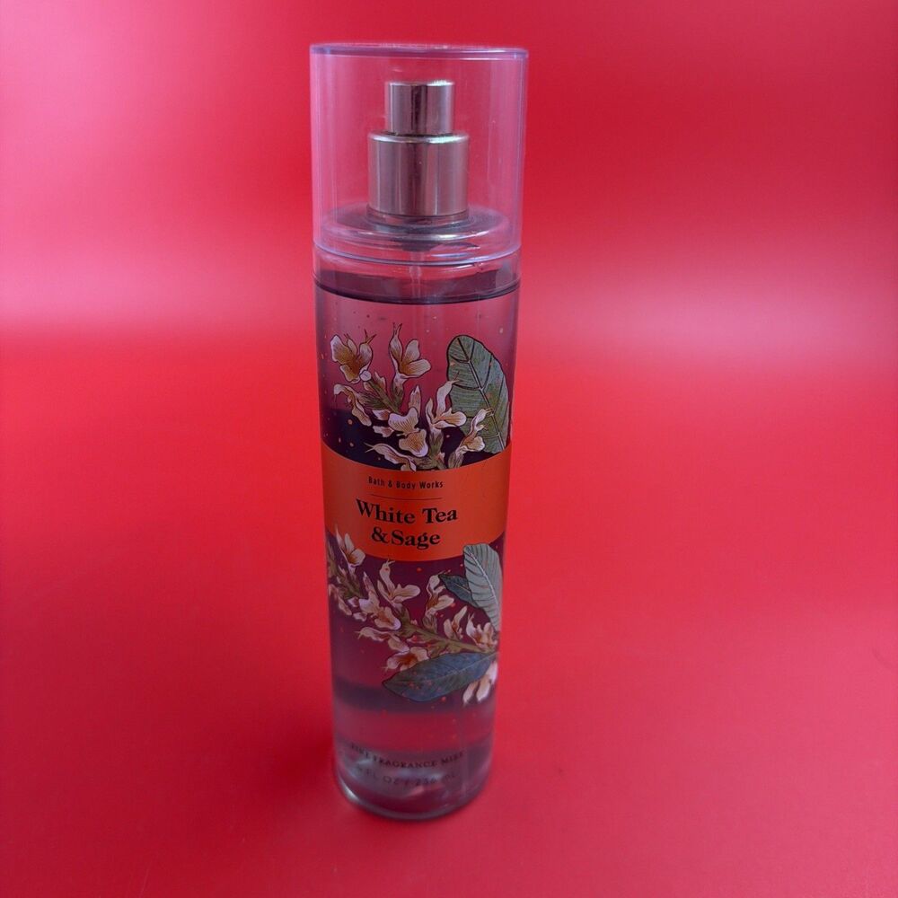 Bath and Body Works White Tea and Sage Fine Fragrance Mist 8 fl oz New
